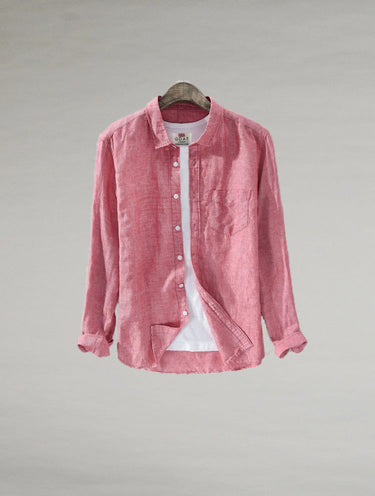 Camisa de lino Manga Larga